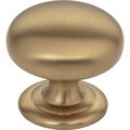 Elements By Hardware Resources 1-1/4" Diameter Satin Bronze Florence Cabinet Mushroom Knob 2980SBZ